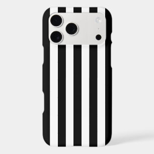 Black and 4 White Stripes