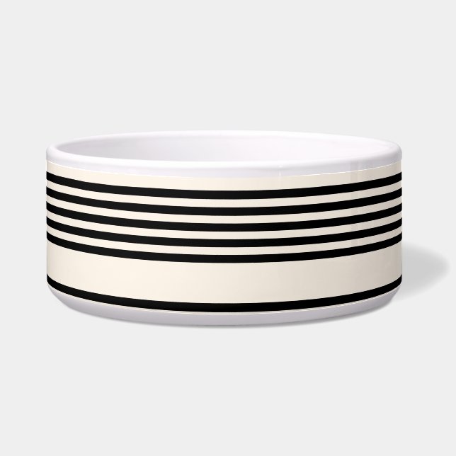 Black and beige five stripe pattern (Front)