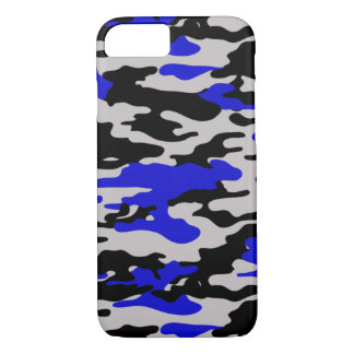 Black and Blue Camo - iPhone 7 case