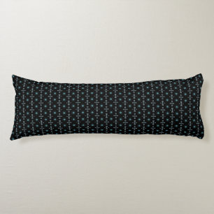 Black and Blue Delight  Body Cushion