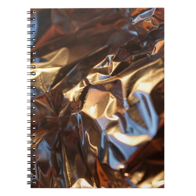 Black and blue leather jacket notebook (Front)