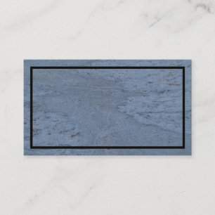 Black and Blue Marble Textured Business Card