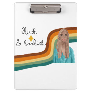 Black and Bookish Retro  Coffee Mug Button Clipboard
