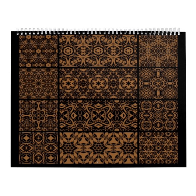 Black and Bronze Calendar (Cover)