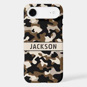 Black and Brown Camouflage Personalized