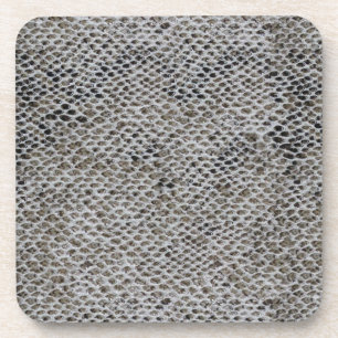 Black and Brown Snake Skin Coaster