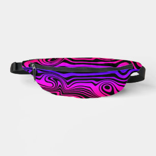Black and Colorful Neon Fanny Pack - Choose Color