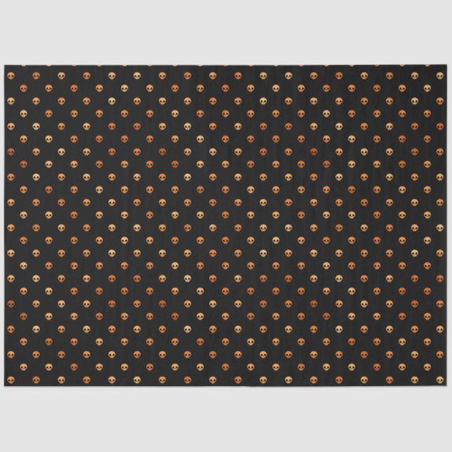 Black and Copper Halloween Series Design 9 Tissue Paper (Front)
