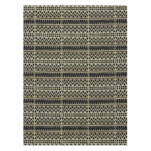 Black and Gold African Mud Cloth Print