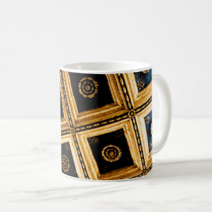 Black and Gold Architecture  Coffee Mug