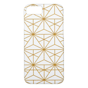 Black and gold art deco geometric pattern Case-Mate iPhone case