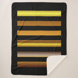 Black and Gold Blanket (60"x 80")