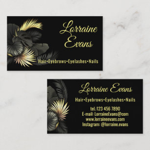 Black and Gold. Business Card
