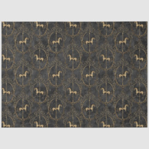 Black and Gold Circus Series Design 11 Tissue Paper