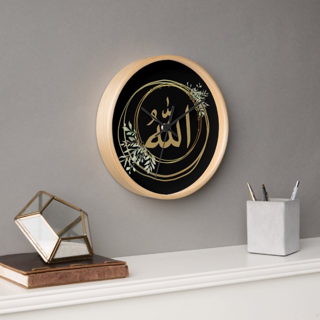 BLACK AND GOLD CLOCK (Office)