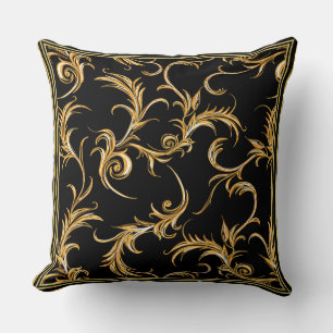 Black and Gold Cushion
