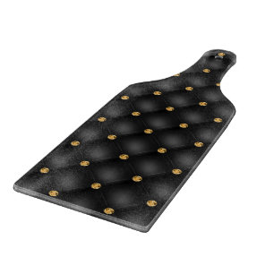 Black and Gold Cutting Board