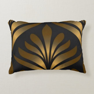 Black and Gold  Decorative Cushion