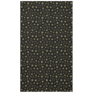 Black and Gold Elegant Christmas Wrapping Paper Tablecloth