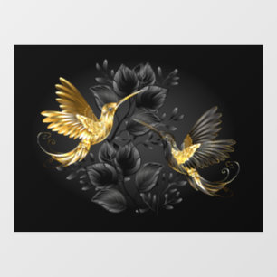 Black and Gold Hummingbird