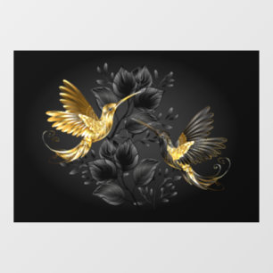 Black and Gold Hummingbird