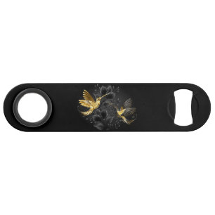 Black and Gold Hummingbird