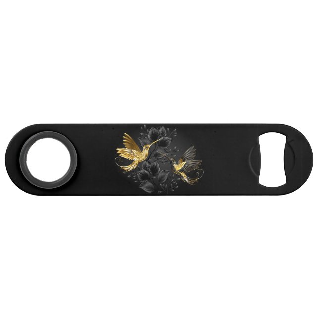 Black and Gold Hummingbird (Front (Horizontal))