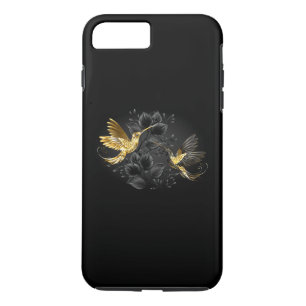 Black and Gold Hummingbird iPhone 8 Plus/7 Plus Case