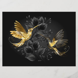 Black and Gold Hummingbird Program