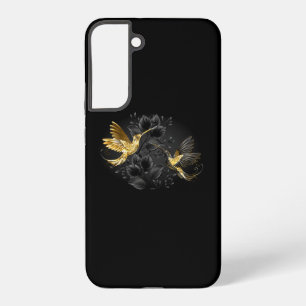Black and Gold Hummingbird Samsung Galaxy Case