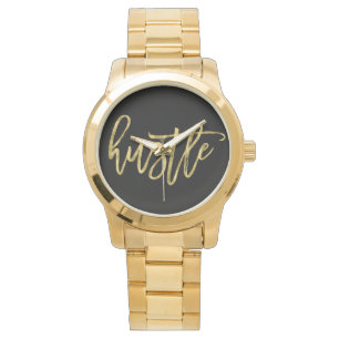 Black And Gold Hustle Bracelet Watch