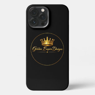 Black and gold iPhone phone case