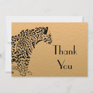 Black and Gold Jaguar Thank You