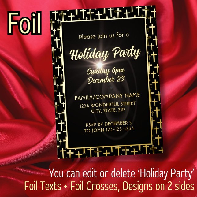 Black and Gold Jesus Cross All Religious Occasions (Creator Uploaded)