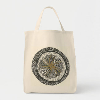 Black and Gold Mandala Tote