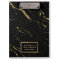 Black and Gold Marble Designer Personalised