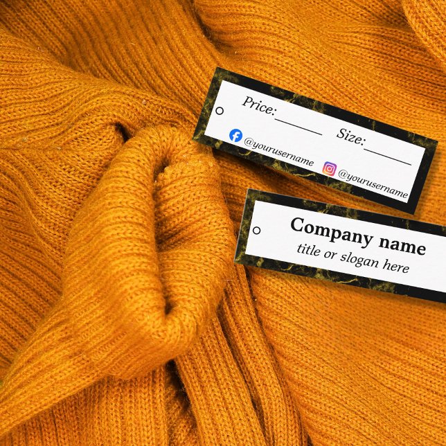 Black and gold marble Price Tag (Creator Uploaded)