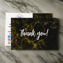 Black and gold marble 