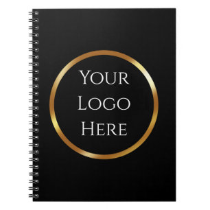 Black And Gold Minimalist  Notebook