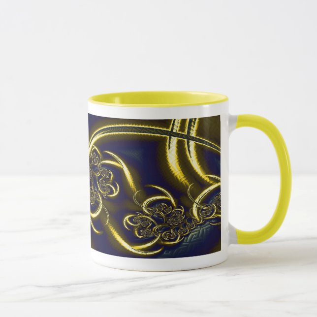 Black And Gold Mug (Right)