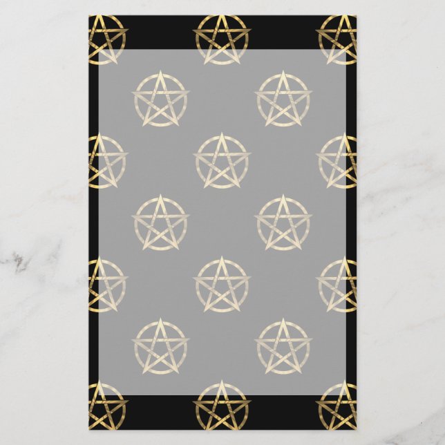 Black and gold pentagram (Front)
