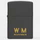 Black and Gold Personalised Monogram & Name Custom