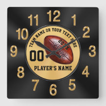 Black and Gold Personalised Senior Football Gifts