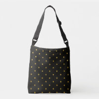 Black and Gold Polka Dots