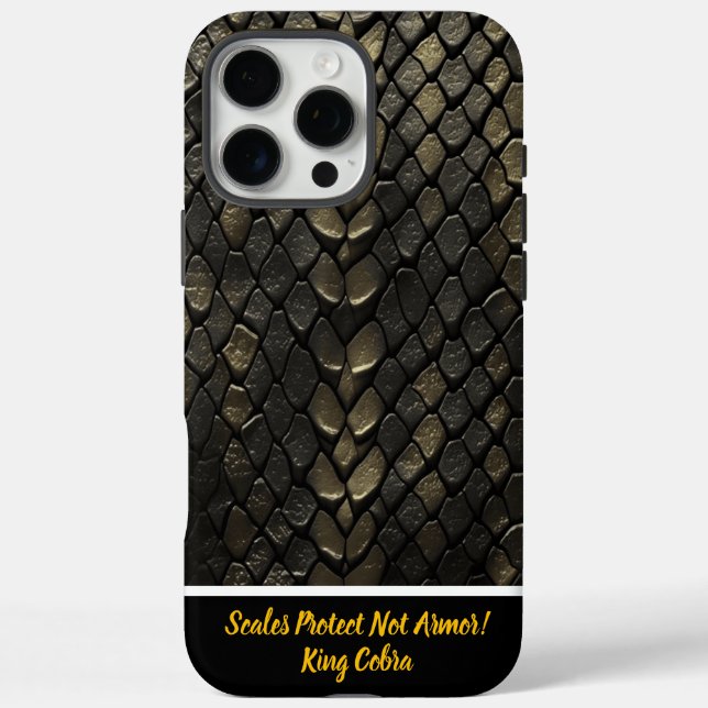Black And Gold SnakePatterns Case-Mate iPhone Case (Back)