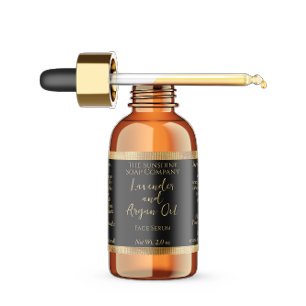 Black and Gold Waterproof Cosmetics Dropper Bottle