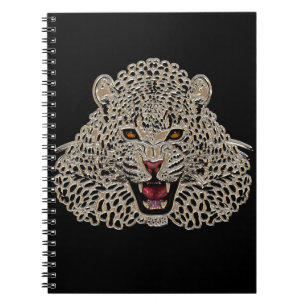Black and Golden Tiger Notebook