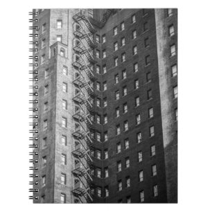 BLACK AND GRAY CONCRETE BUILDINGS NOTEBOOK