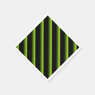 Black and Green Blended Diagonal Stripe Napkin
