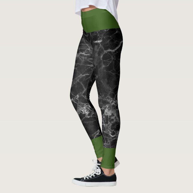 Black And Green  Leggings (Left)
